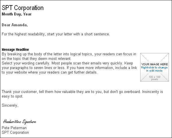 how to start writing an email to a company
